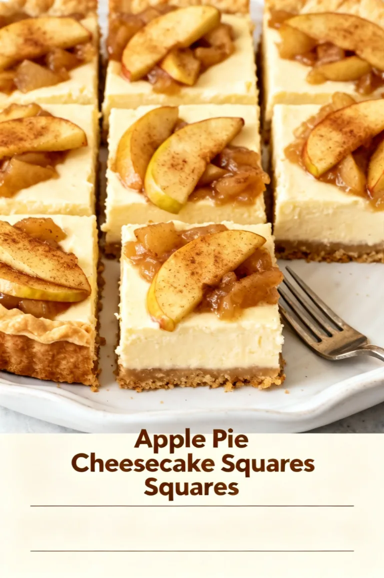 Apple Pie Cheesecake Squares