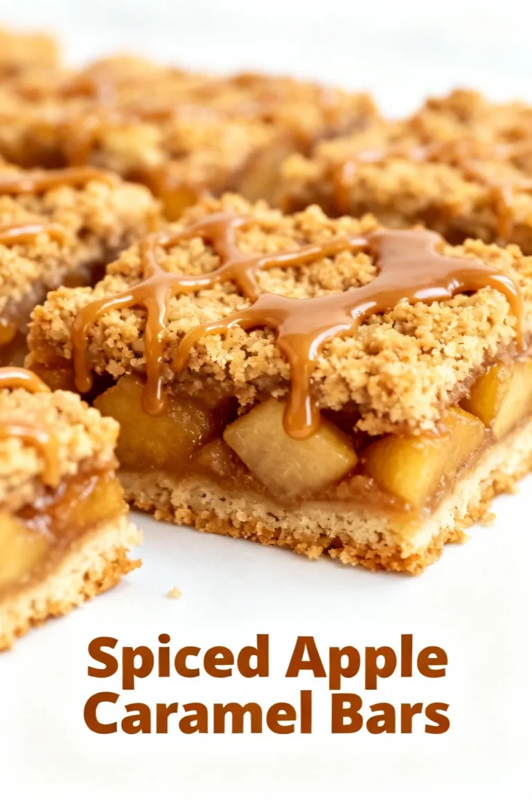 Spiced Apple Caramel Bars