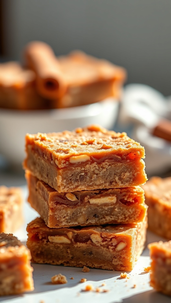 Cinnamon Graham Toffee Bars