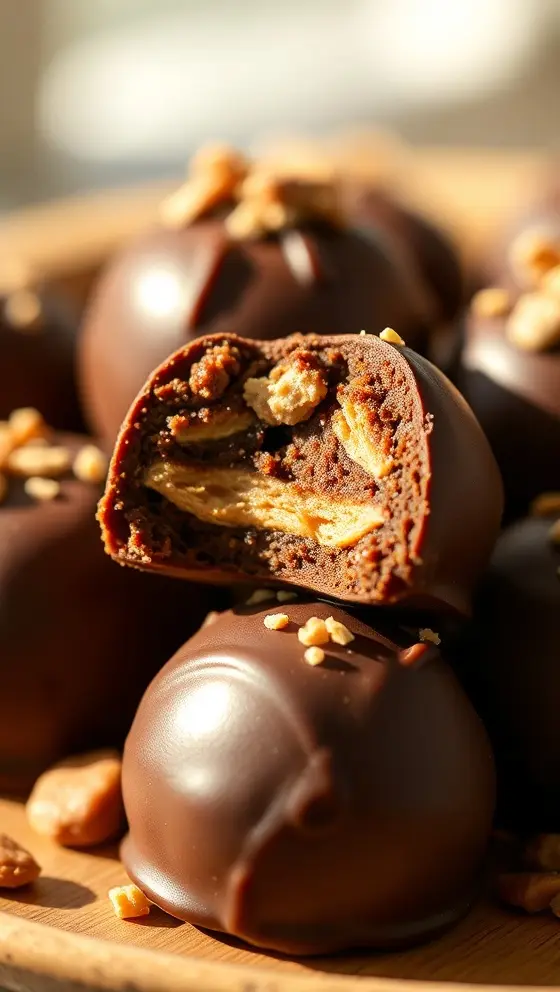 Peanut Butter Chocolate Drops