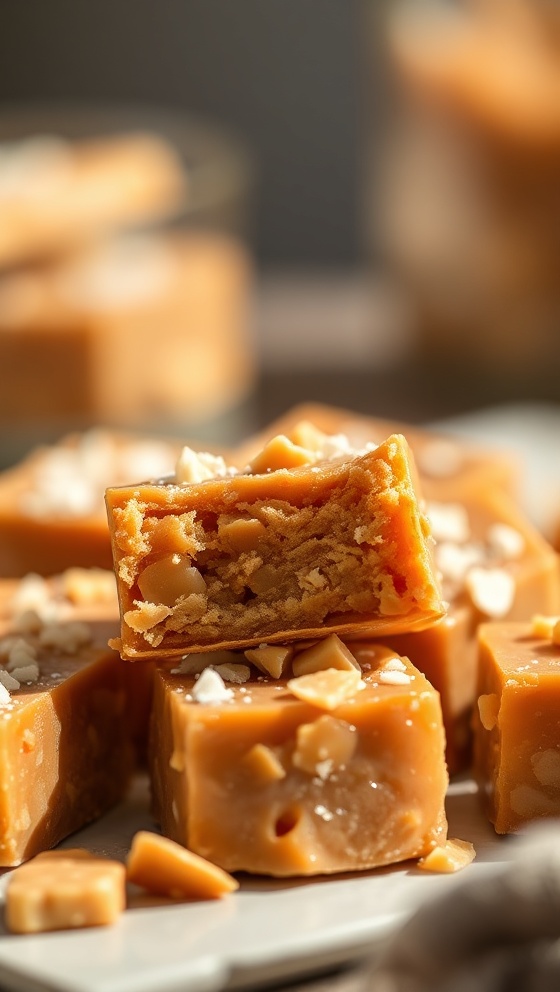 Salty Peanut Butter Toffee Bites