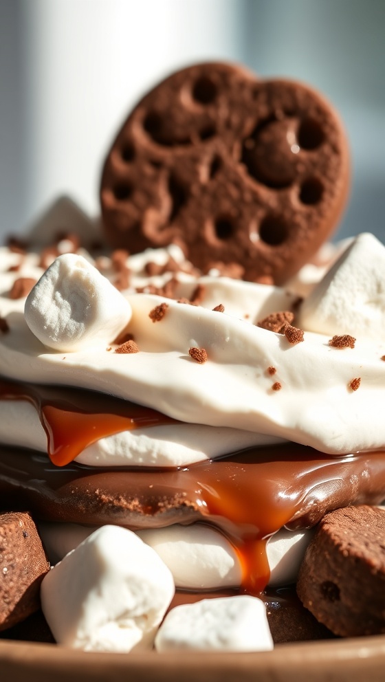 Chocolate Marshmallow Dip Delight