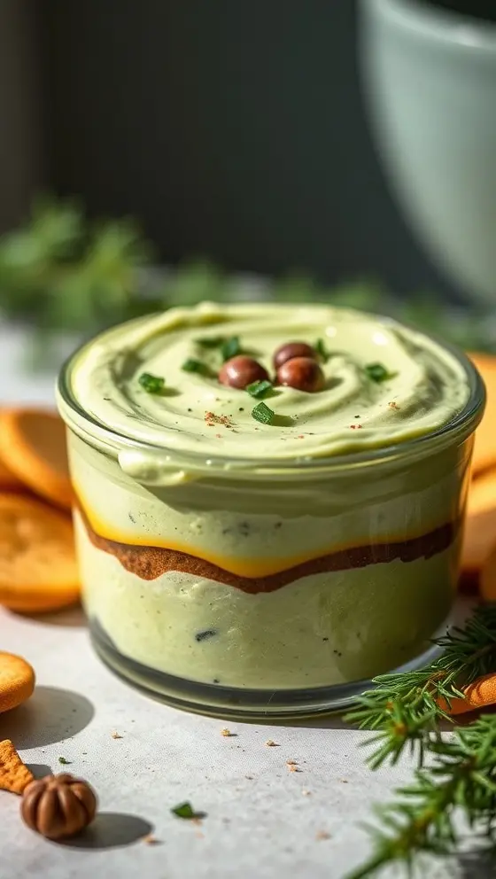 Holiday Green Sweet Dip