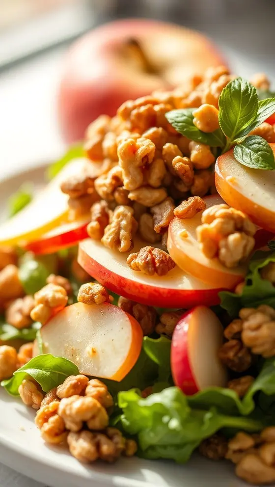 Apple And Walnut Salad Recipe Fresh Crunchy Delicious