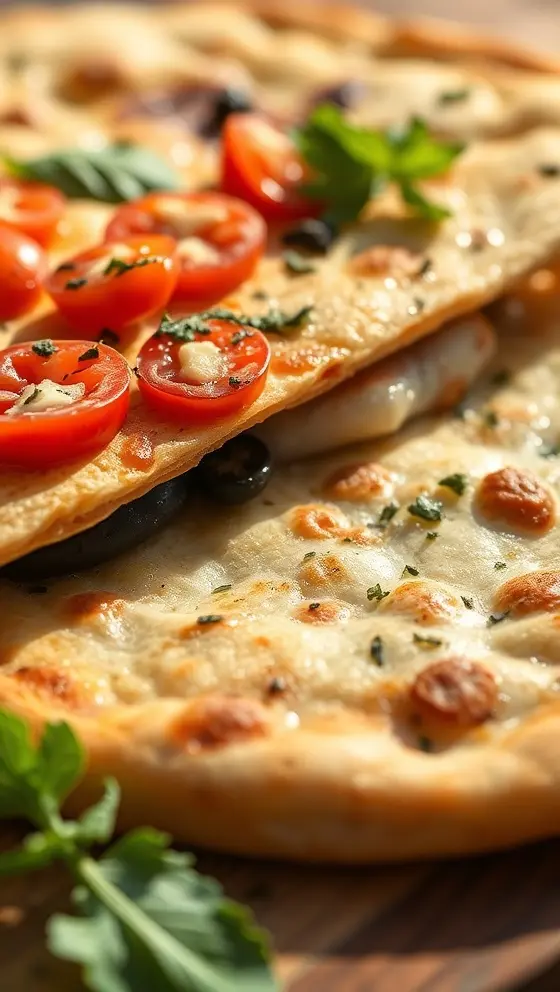 Homemade Mediterranean Flatbread Recipe Easy Quick