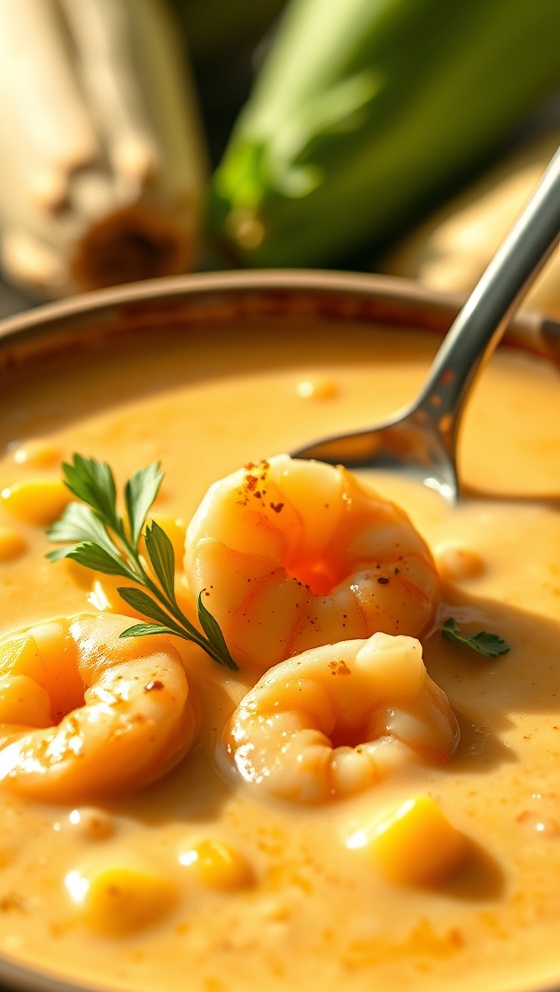 Louisiana Shrimp And Corn Bisque Recipe Creamy Delicious