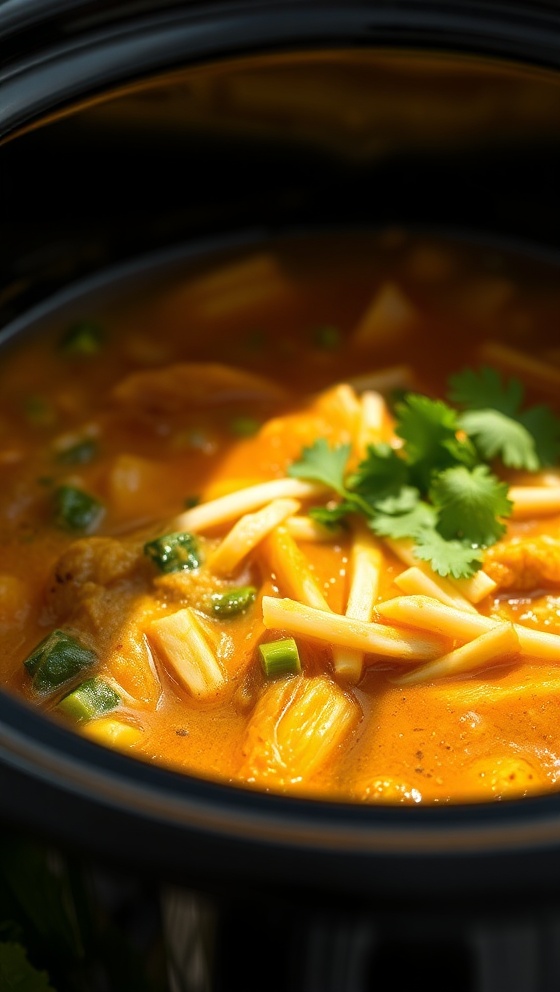 Slow Cooker Green Enchilada Chicken Soup Dairy Free Recipe