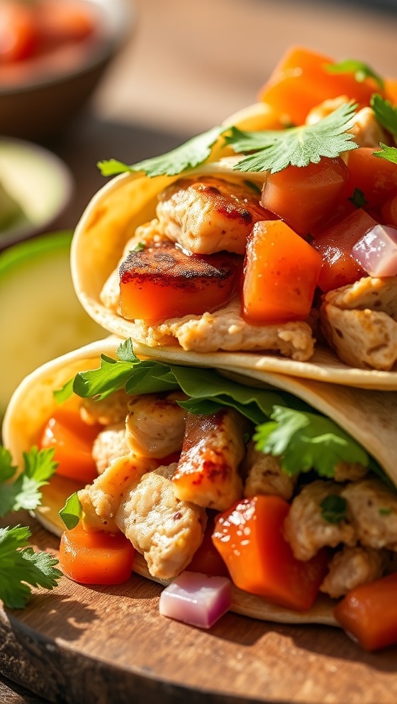 Southwest Chicken Wraps Recipe Flavorful Easy Meal