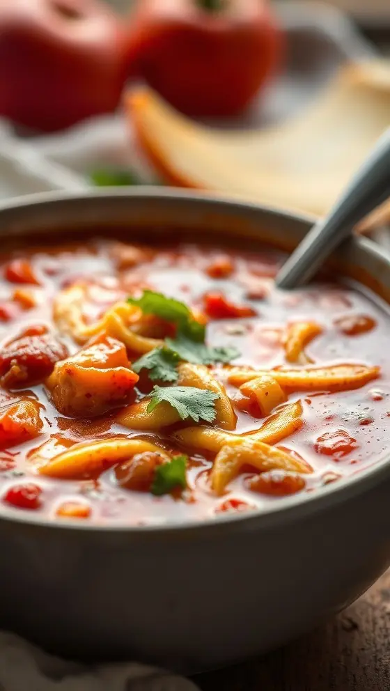 Chicken Enchilada Soup Recipe Easy Hearty And Flavorful