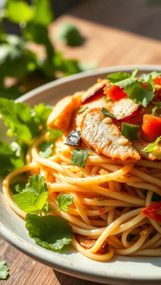 Chicken Vermicelli Noodle Salad Easy 30 Minute Recipe