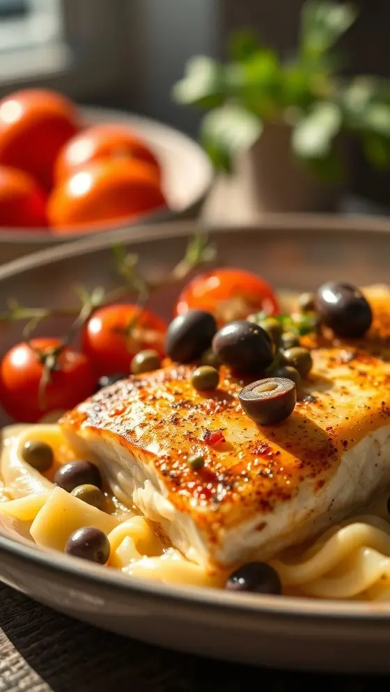 Cod Provencal Recipe With Tomatoes Capers And Olives