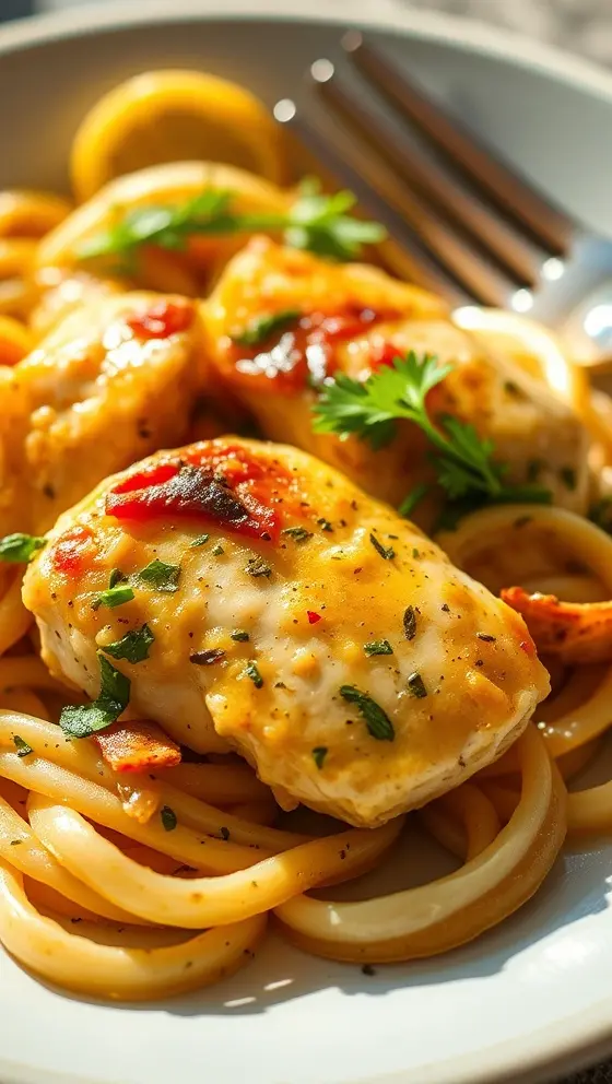 Copycat Olive Garden Chicken Scampi Recipe Easy Delicious