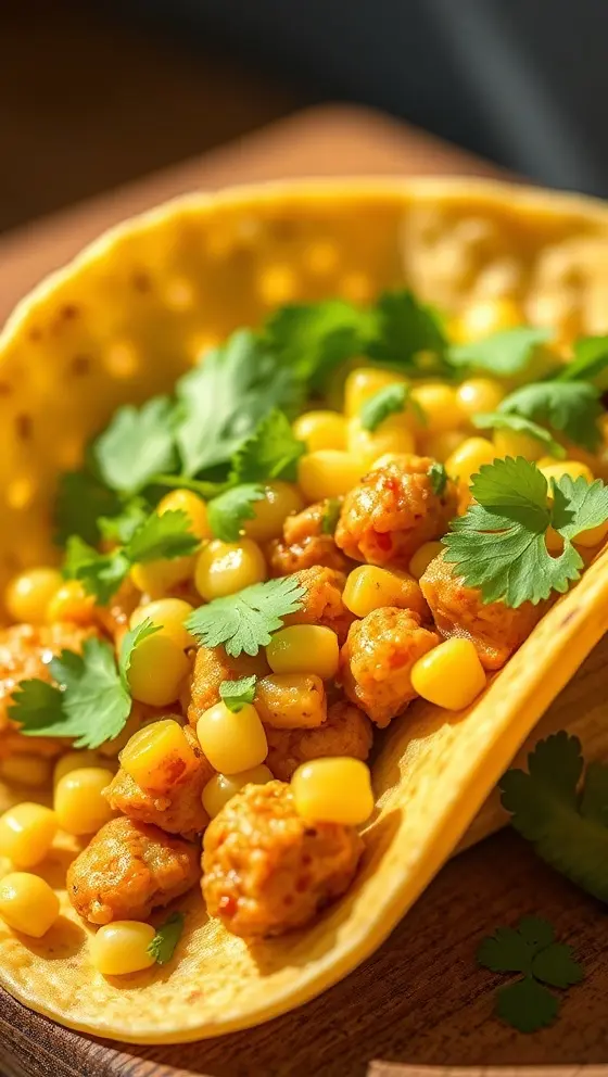 Mexican Street Corn Chicken Tacos Easy Flavorful Recipe