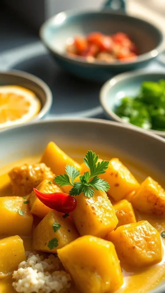 Thai Yellow Chicken Curry Recipe With Potatoes Easy Meal